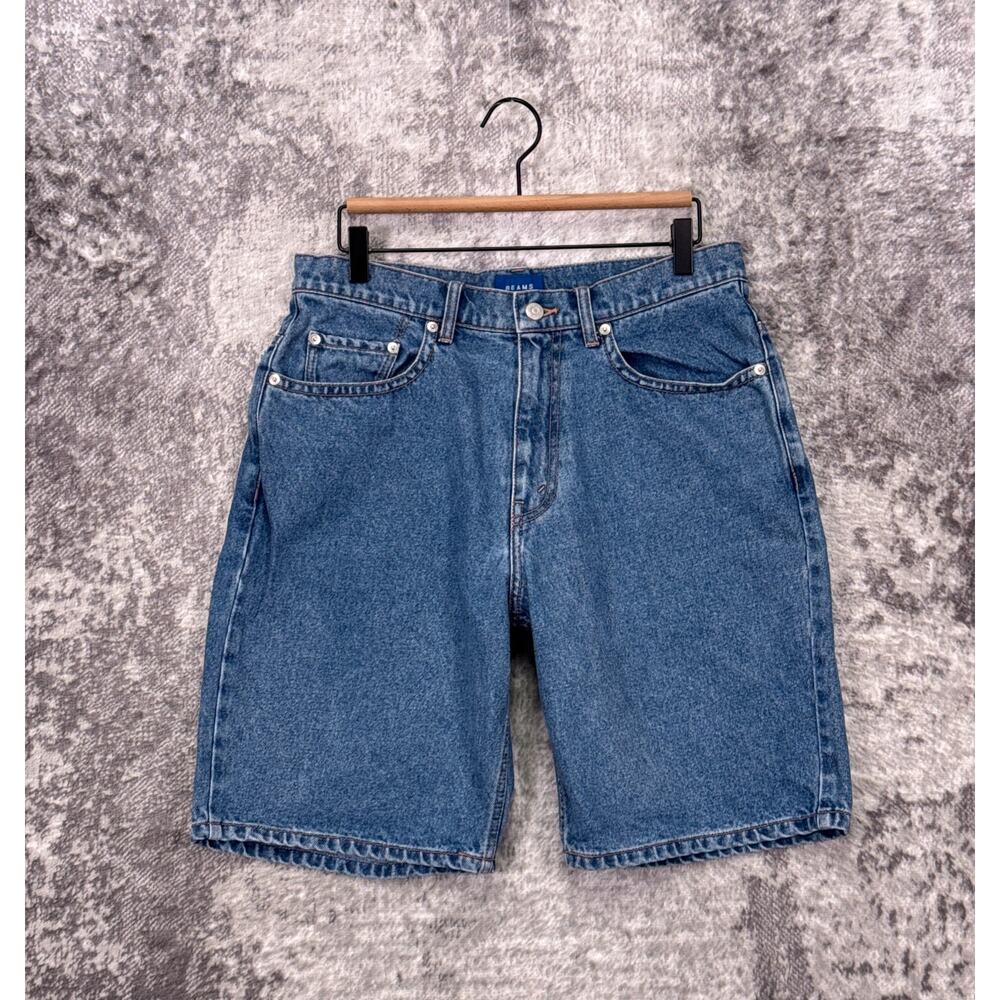 BEAMS Japan Denim Shorts Medium Mens Jean Jorts